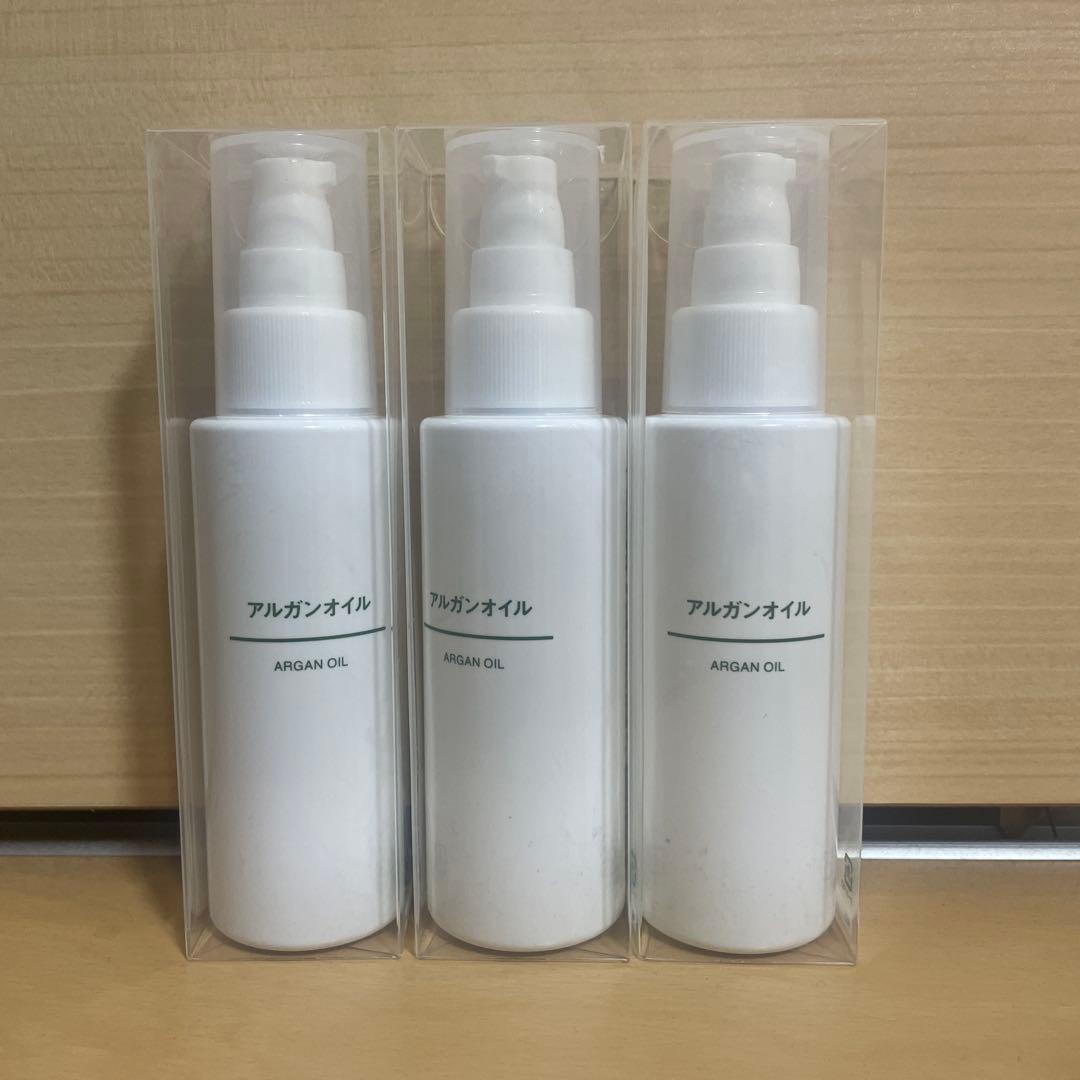 新品未開封　無印良品　アルガンオイル　100ml 3本セット