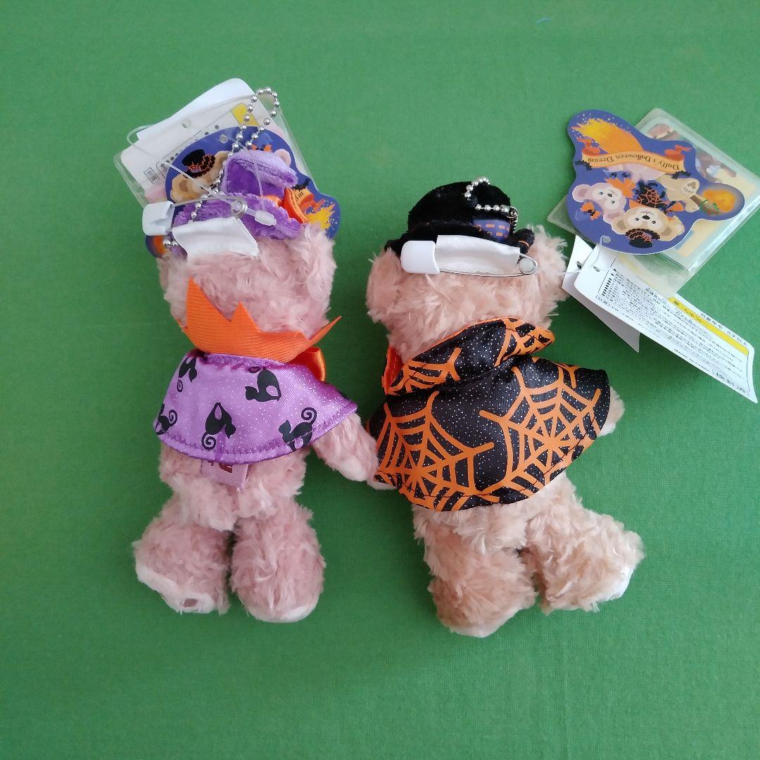 未使用 ダッフィー シェリーメイ ハロウィン ぬいぐるみバッジ キー
