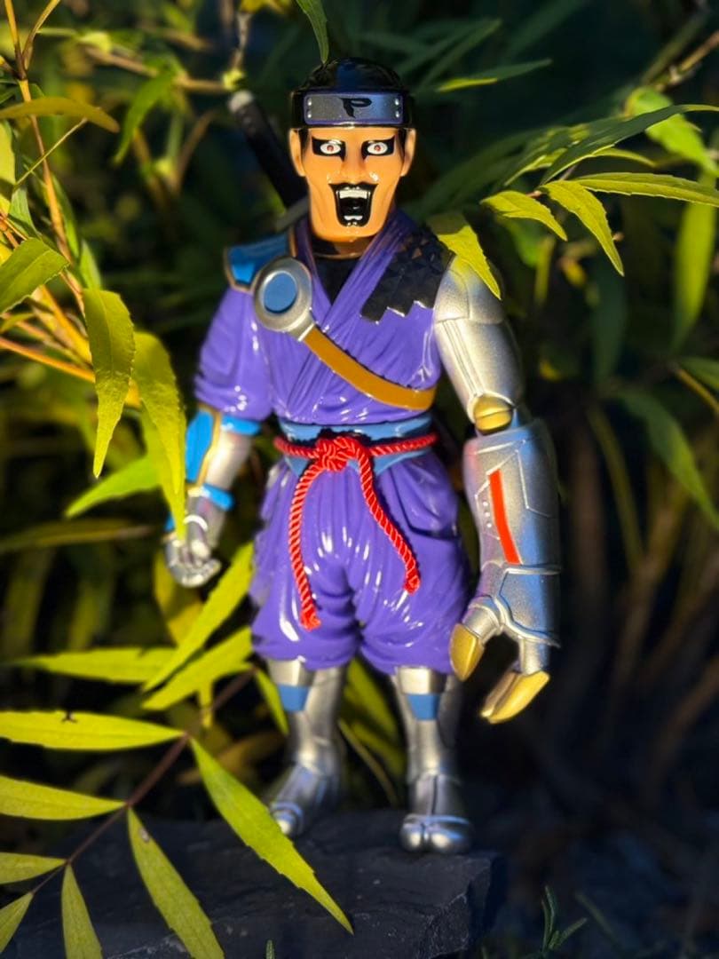 【出品は明日10/10まで】PUNKDRUNKERS サイバー忍者・紫 ろ*か様 パンクドランカーズ あいつ サイバー忍者 紫 フィギュア