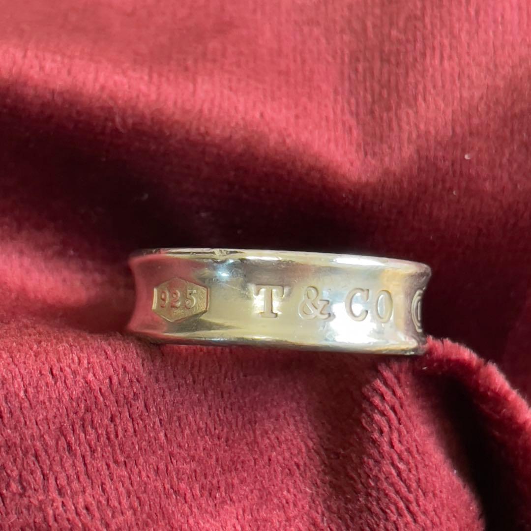 【20】ティファニー　ナローリング　16〜17号　ヴィンテージ ティファニー 1837 ナローリング ワイド 13号 チタン | スイートロード