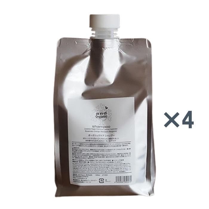 and Organic アンドオーガニック シャンプー（1000ml）×4