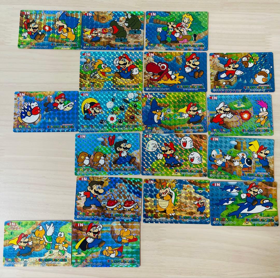 美品　18種　スーパーマリオワールド　てれびでんわ