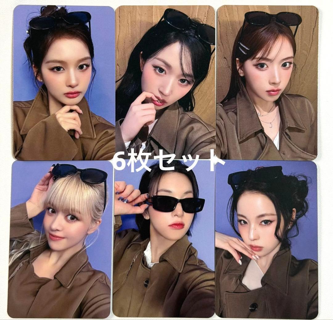 NMIXX 1st makestar 限定 サングラス トレカ 6枚セット NMIXX - Fe3O4: FORWARD [MAKESTAR] 0516 FANSIGN EVENT EXCLUSIVE