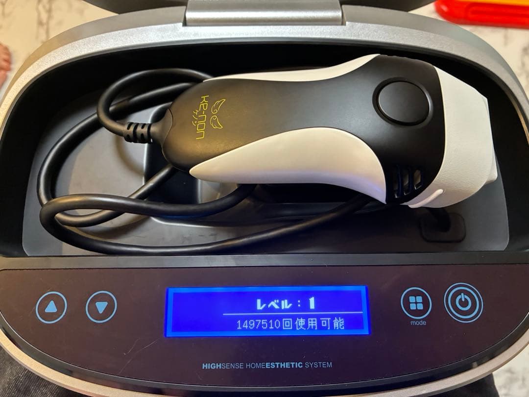 ケノン Ver.8.6 脱毛器 スーパープレミアム2高残量 ストロング付 美品】ケノン Ver.8.6 カートリッジ3点 スーパープレミアム2+