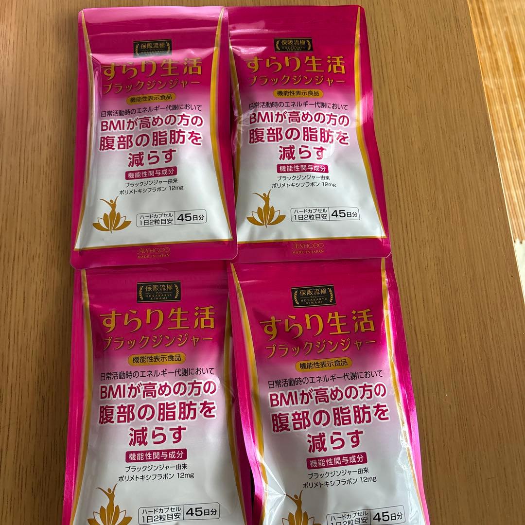 保阪流極　すらり生活 ブラックジンジャー