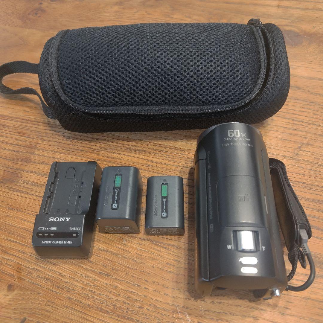 SONY HDカメラ HDR-CX670とバッテリー2個、専用純正ケースのセット