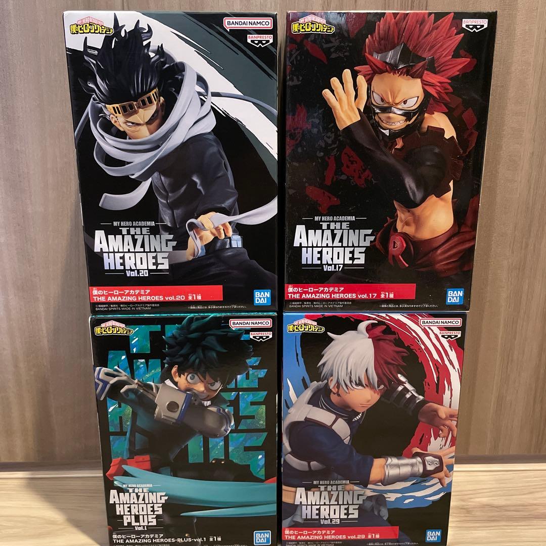 未開封フィギュア ヒロアカ アメイジングヒーローズ 4種セット - メルカリ