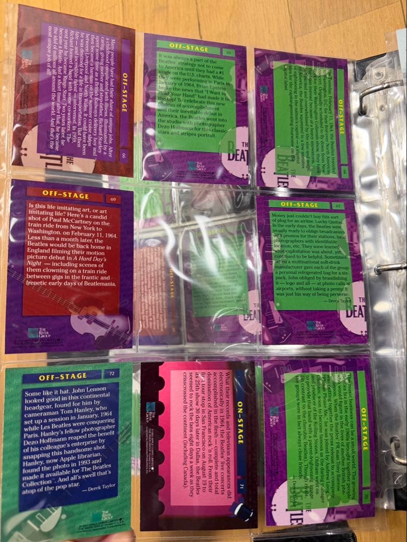 m*9様 ビートルズトレカ - メルカリ