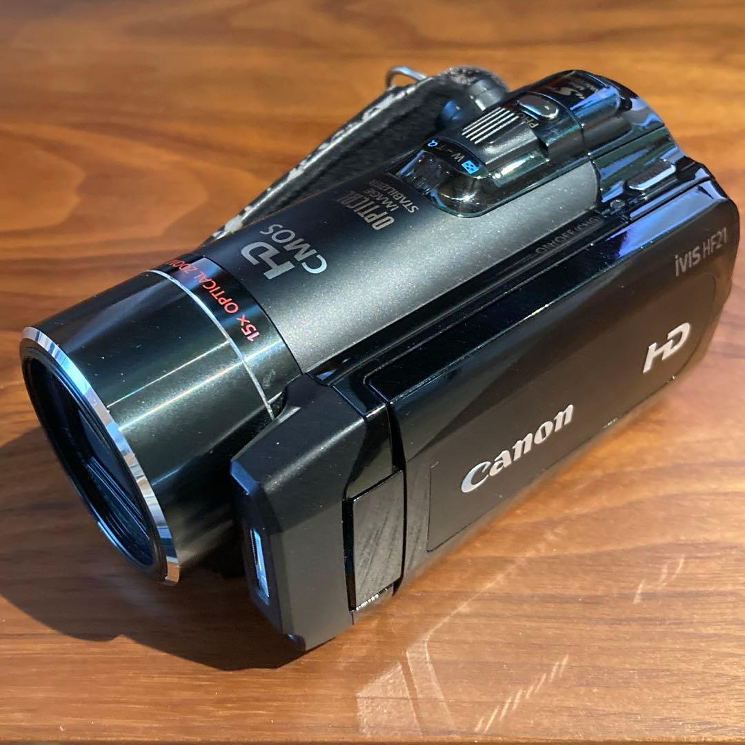 【基本動作確認済み】Canon HD　iVIS HF21　ビデオカメラ　ブラック
