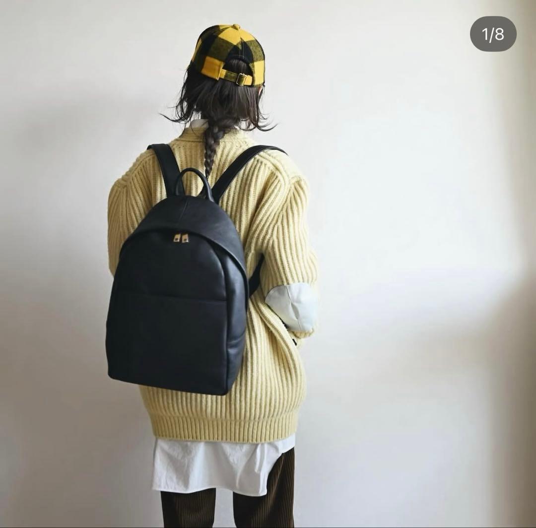 ch!iiibag/チーバッグ leather backpack ブラック ch!iiibag