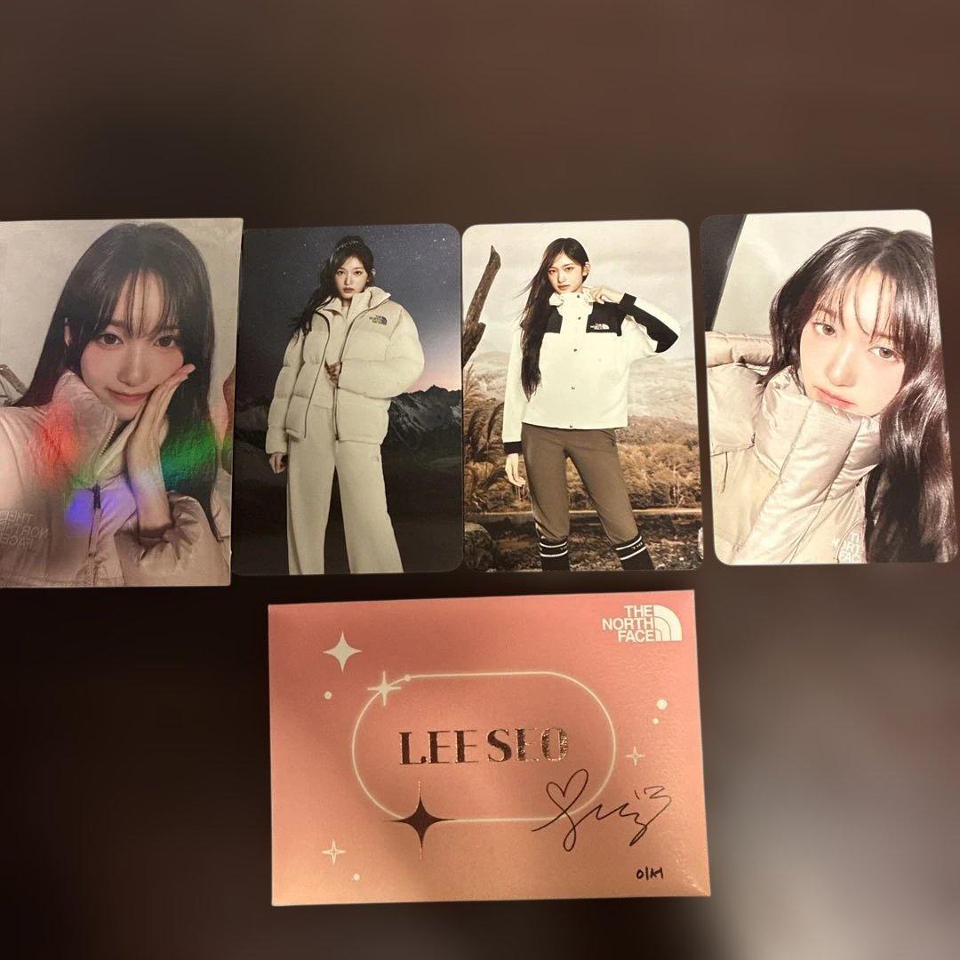 ive イソ トレカNORTH FACE ノースフェイス LEE SEO - メルカリ