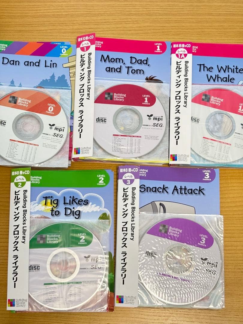 Building Blocks Library 【Level 0〜3】 5セット
