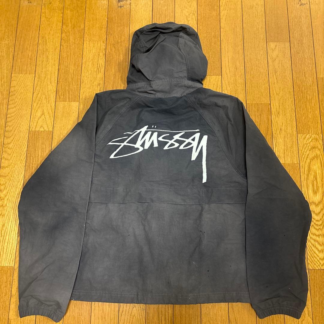 stussy シェルジャケット　グレー サイズS