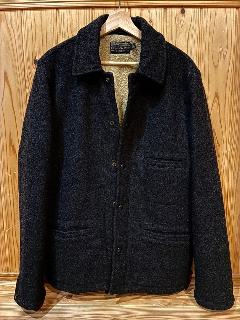 J.Crew NX-631 ウール スキフジャケット　裏ボア　ラルフローレン