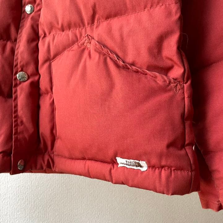 ザノースフェイス 80s 80年代 ダウンジャケット 茶タグ オレンジ