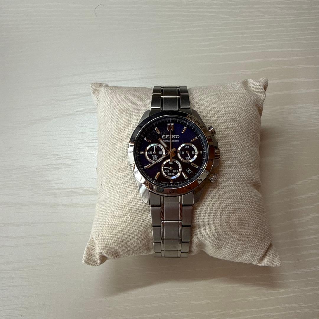 セイコー セレクション クオーツクロノグラフ(横三ツ目) SBTR011