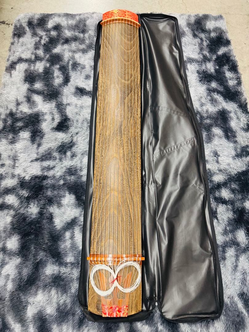 お琴　箏 13弦 和楽器 木製　185cm カバー付き