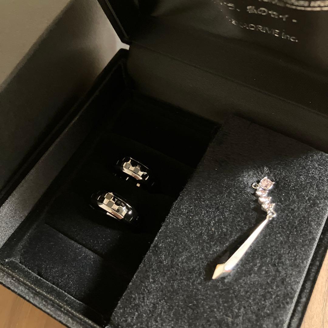 MakeS セイとおそろい ピアス＆ペア指環セット