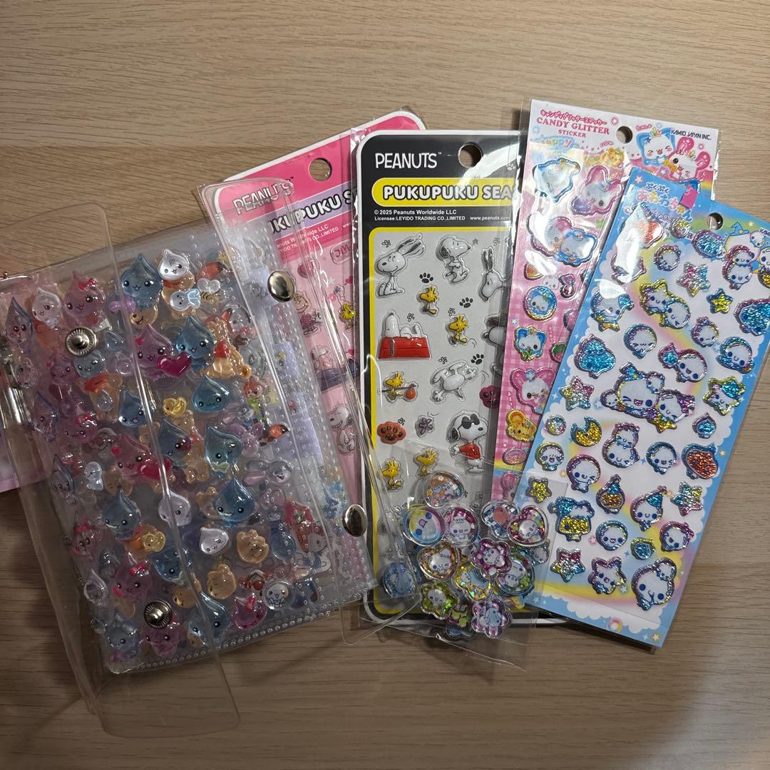 シール帳完成形　未開封シール5点　セット売り