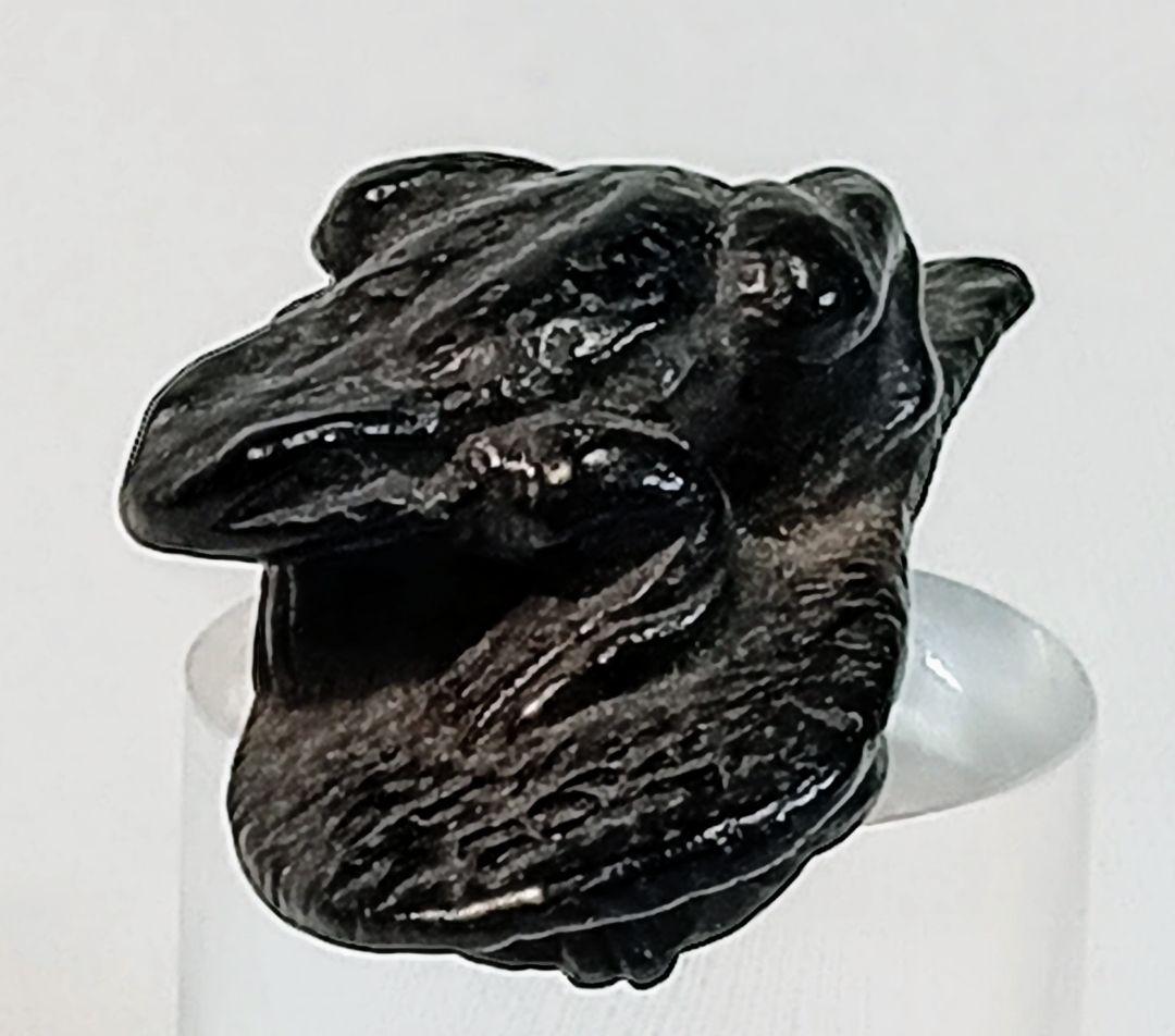 藻水 ? 在銘 銘 判読出来ず 「ぼろ草鞋に 蛙（無事帰る)」 根付 江戸時代