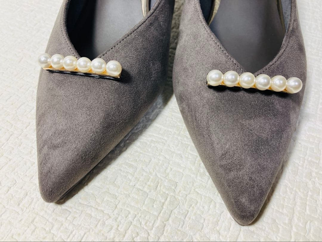 SH22◇新品◇Le Talon ルタロン 5cmパールラインパンプス 23.5 - メルカリ