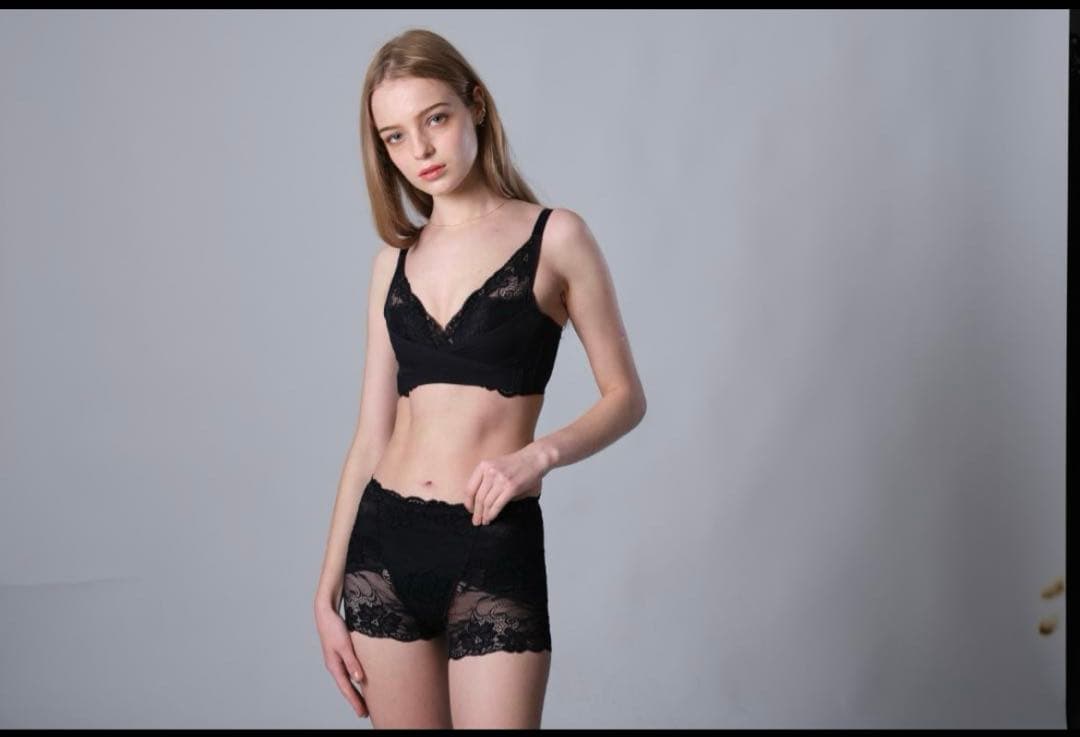 【PGブラ】ブラック Mサイズ2枚セット (ソフトワイヤー)