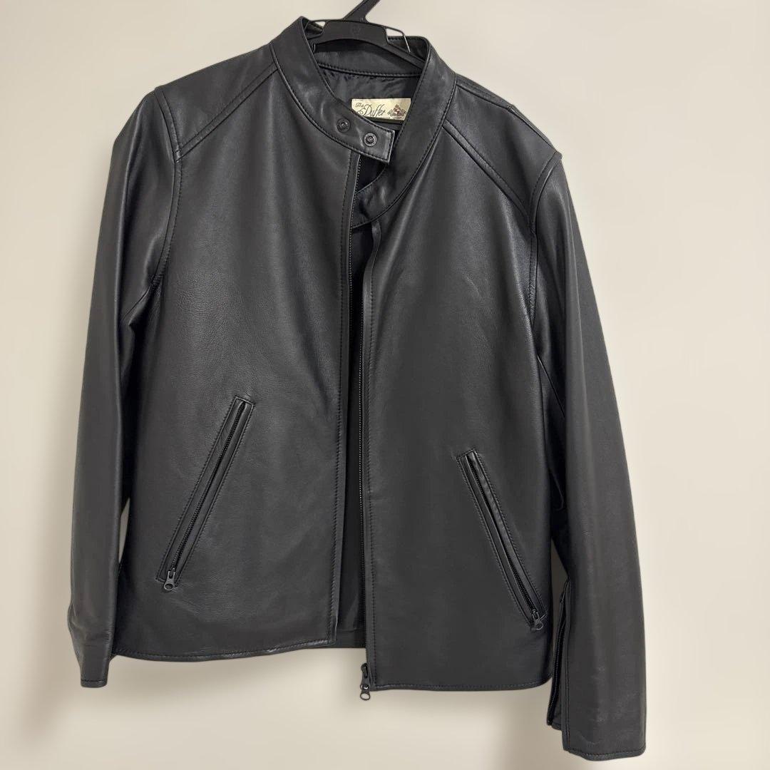 黒 レザー シングルライダースジャケット M 楽天市場】レザージャケット シングル ライダースジャケット メンズ