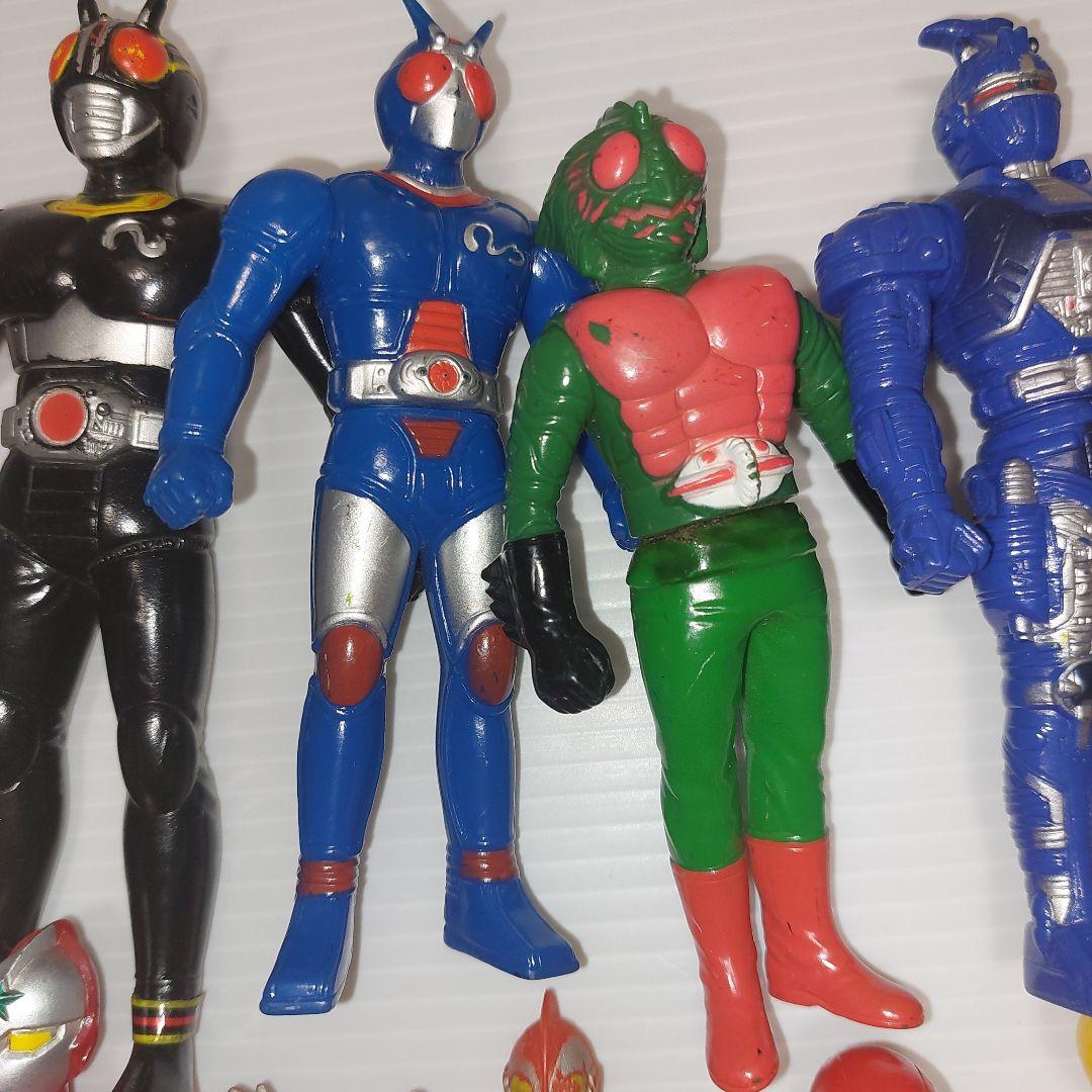 特撮、戦隊ヒーロー、ウルトラマン 昔のソフビやフィギュアまとめて