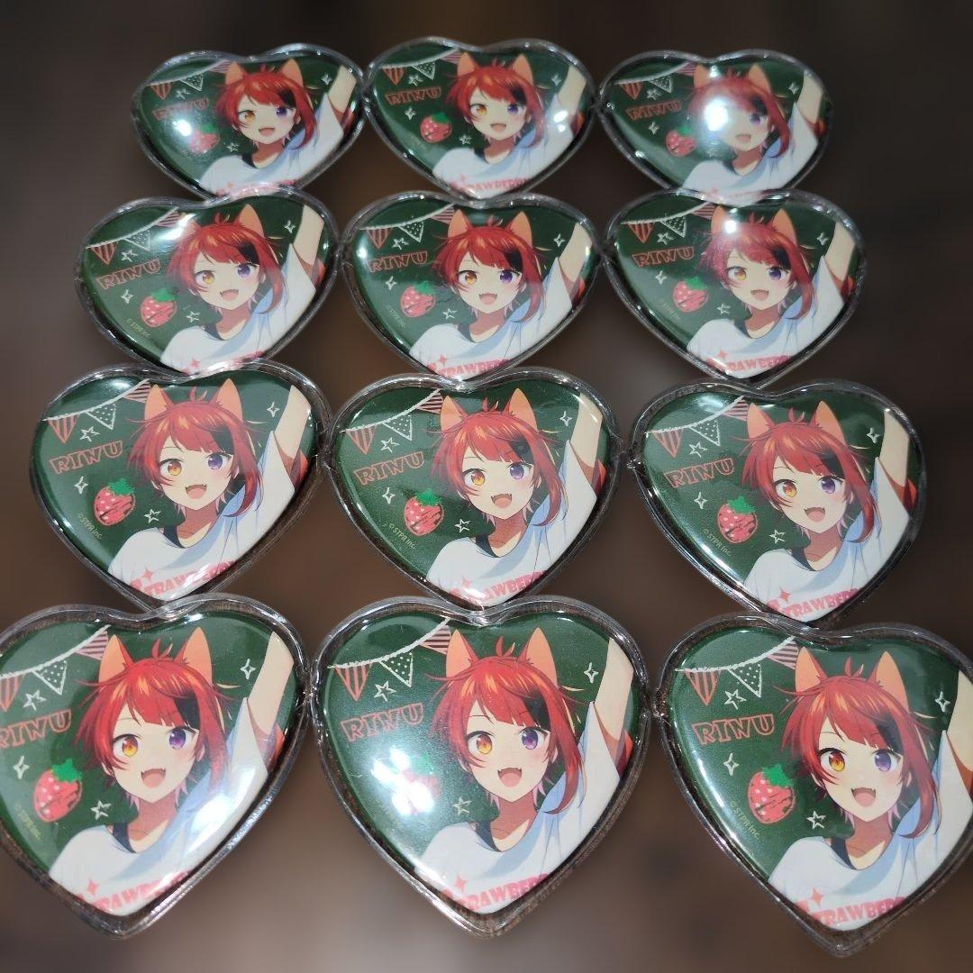 すとぷり 苺文化祭 缶バッジ 莉犬 - メルカリ