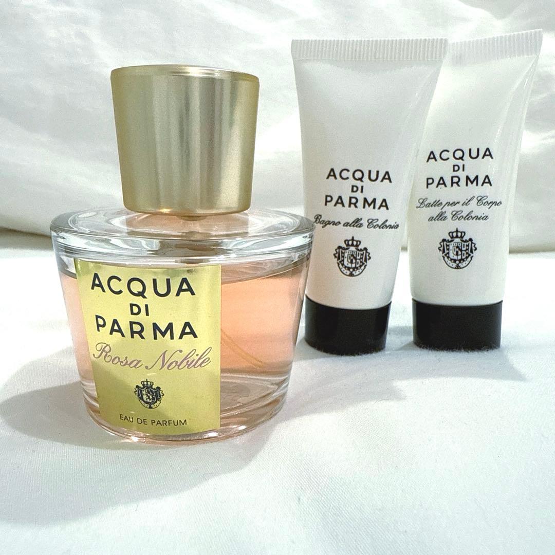 アクアディパルマ ローザノービレ50mlシャワージェル、ローション付き