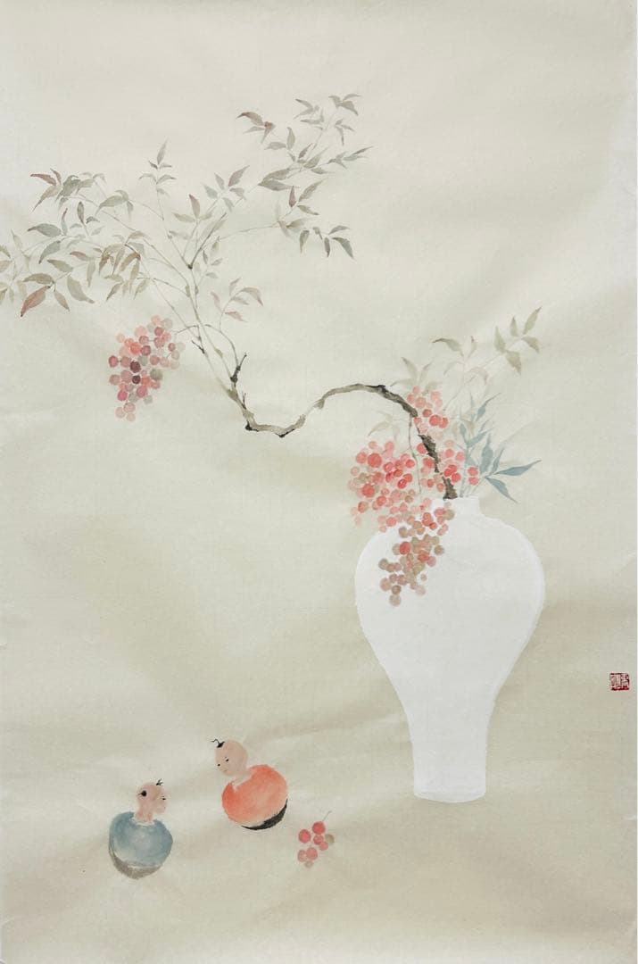 日本画  国画  没骨  水墨画