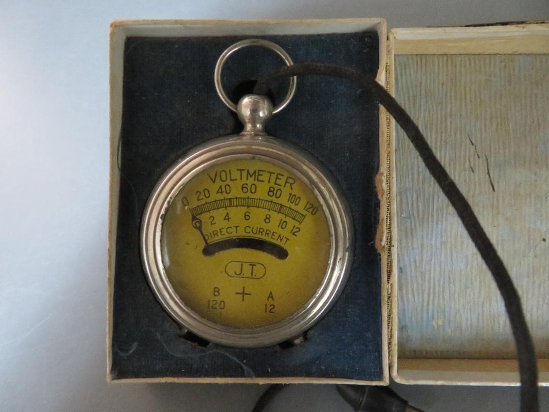 ◆245◆【レア】Vintage volt meter ボルトメータ－ ラジオ