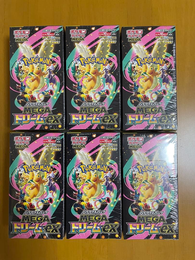 シュリンク付きポケモンカードMEGA ハイクラスパック　ドリーム ex　6BOX ポケカ ハイクラスパック MEGAドリームex 6BOX シュリンク付き - メルカリ