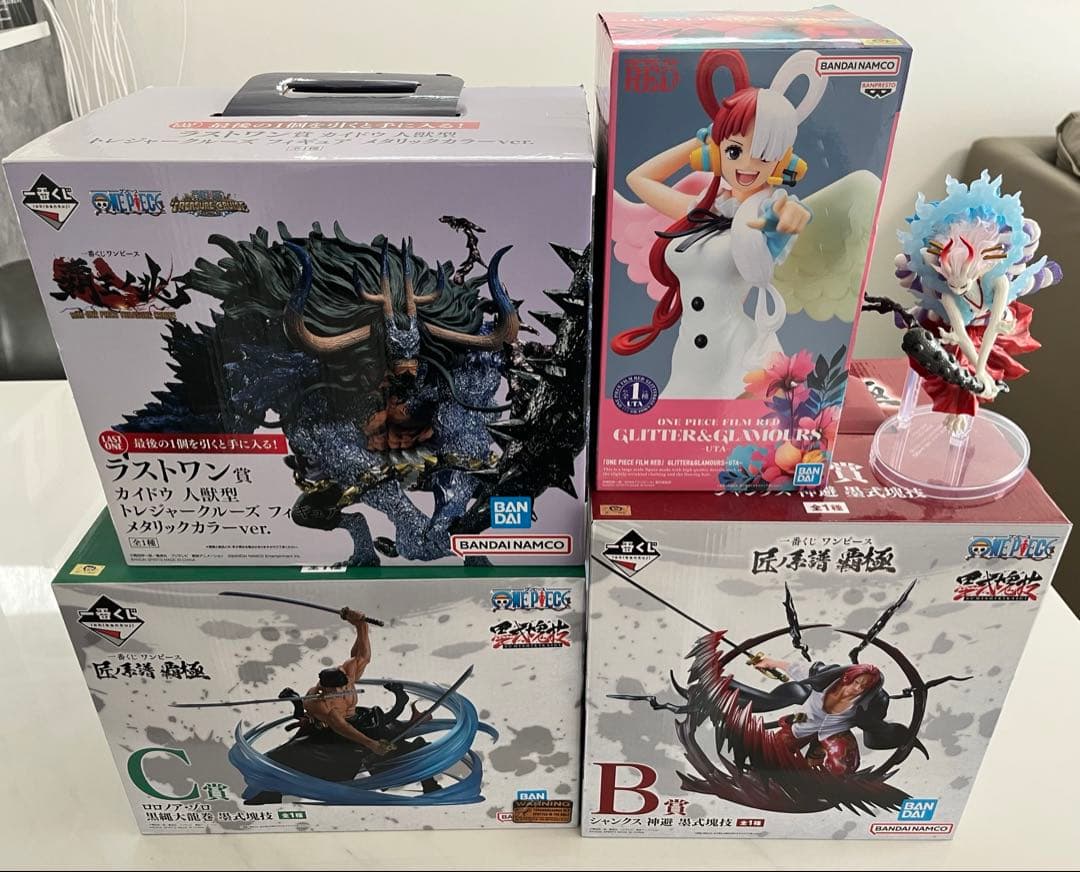 ワンピース　ONE PIECE 一番くじ＆プライズフィギュア5点まとめ売り