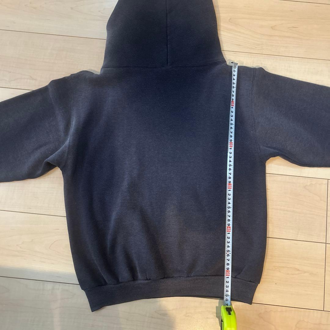 希少】70s-80s ラッセル 金タグ後期 USAスウェットパーカー 茄子紺