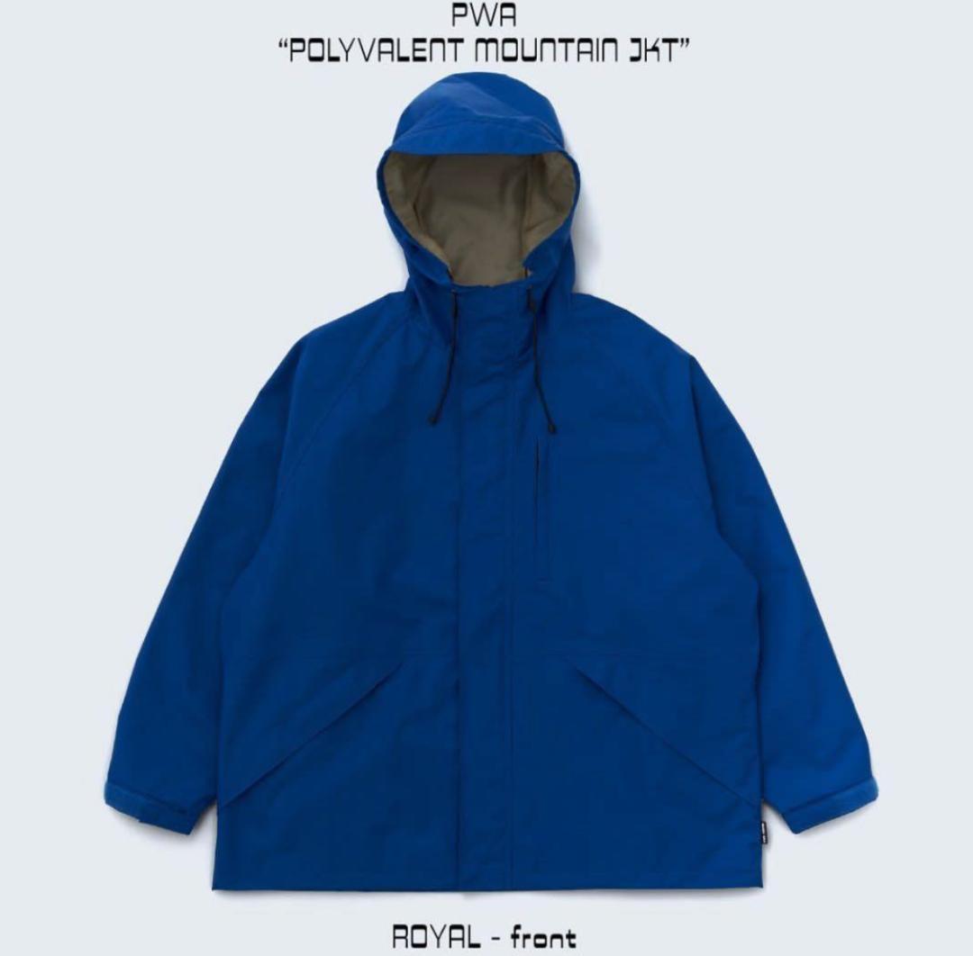 美品・袋付 PWA POLYVALENT MOUNTAIN JKT Blue M