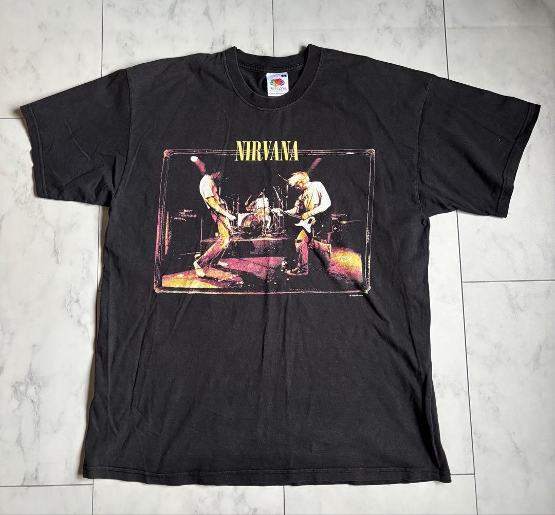 NIRVANA ニルヴァーナ 1996年 ライブ ブラック Tシャツ 古着