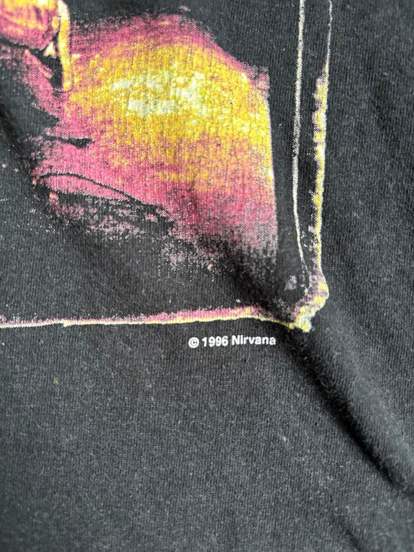NIRVANA ニルヴァーナ 1996年 ライブ ブラック Tシャツ 古着 - メルカリ