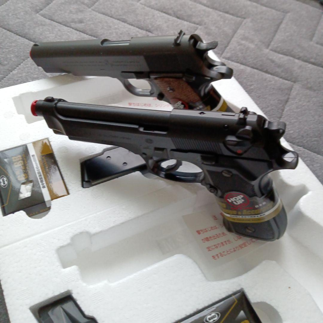 東京マルイ、コルトガバメントとベレッタM92F、完全新品18禁6㍉BB