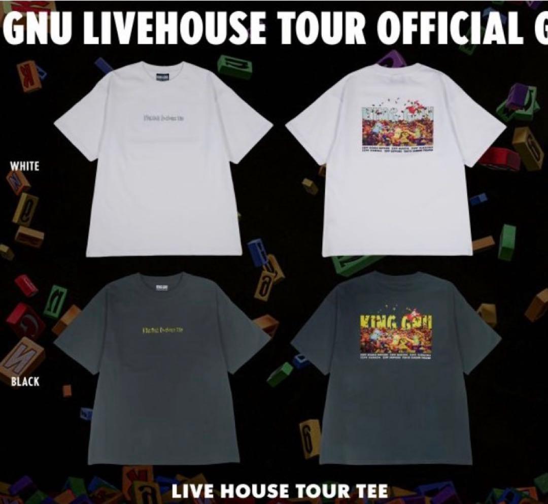 King Gnu LIVEHOUSE TOUR Tシャツ ホワイト S - メルカリ