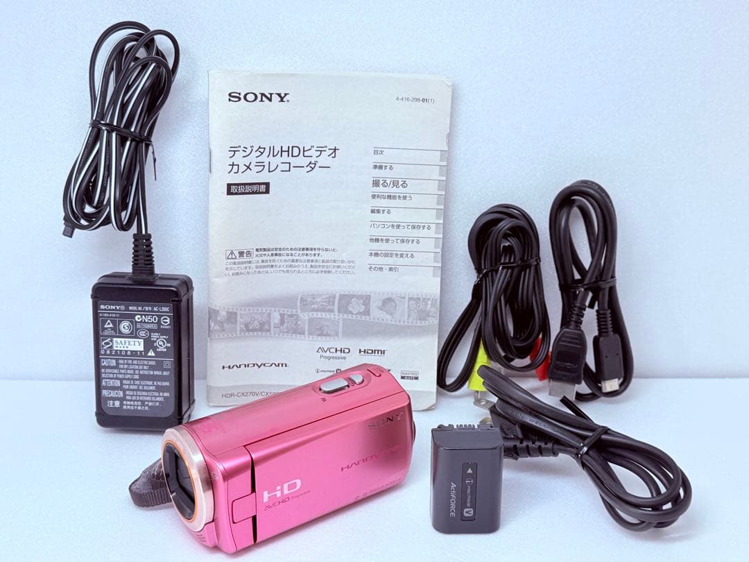 SONY Handycam HDR-CX270V ピンク