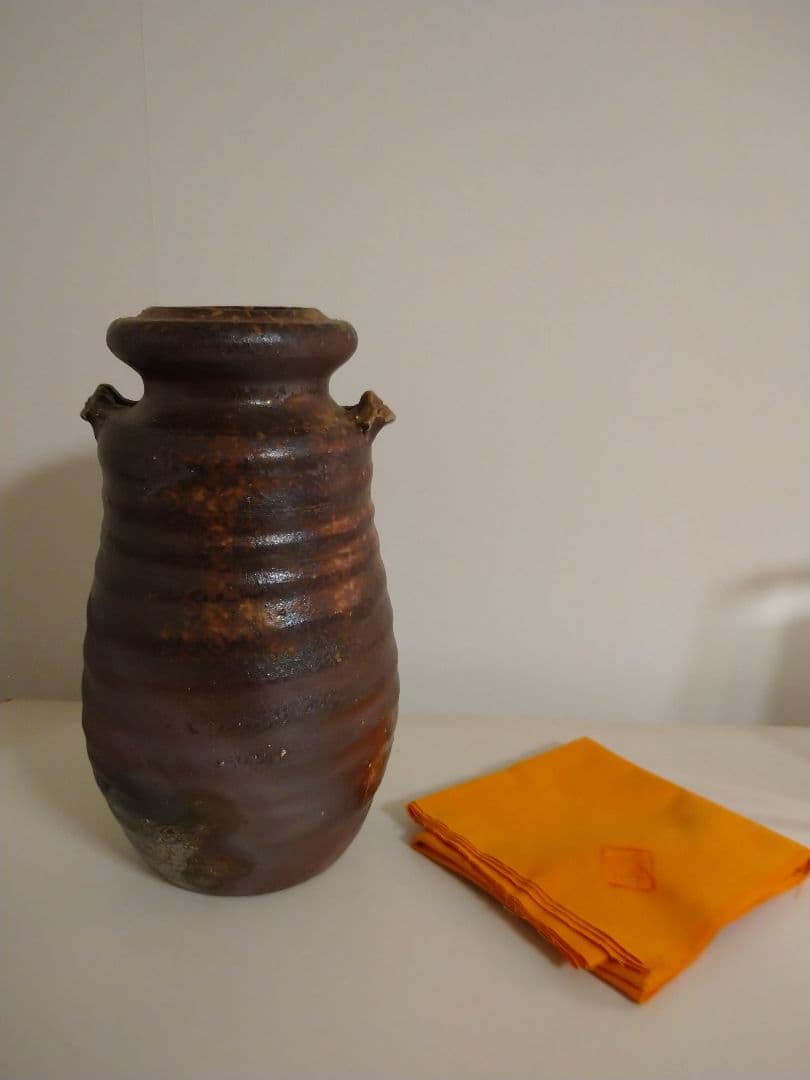 備前焼 花瓶 柴岡秀泉作 Yahoo!オークション -「柴岡秀泉」(アンティーク、コレクション) の