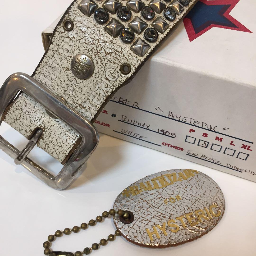 ヒステリックグラマー 本革ブラックスワロフスキーベルト - メルカリ