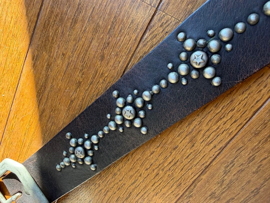 OLD STUD スタッズベルト スタースタッズ W79-90