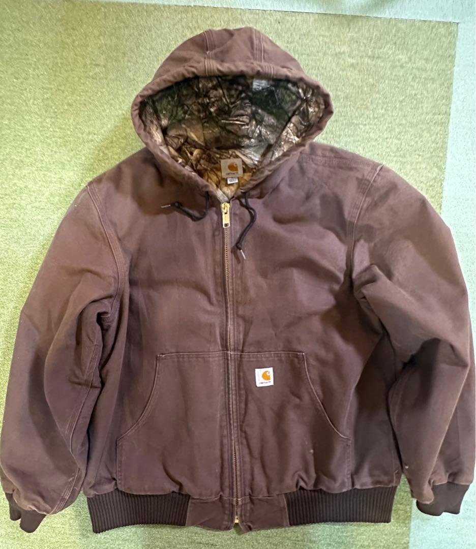 Carhartt ブラウン フード付きジャケット Lサイズ