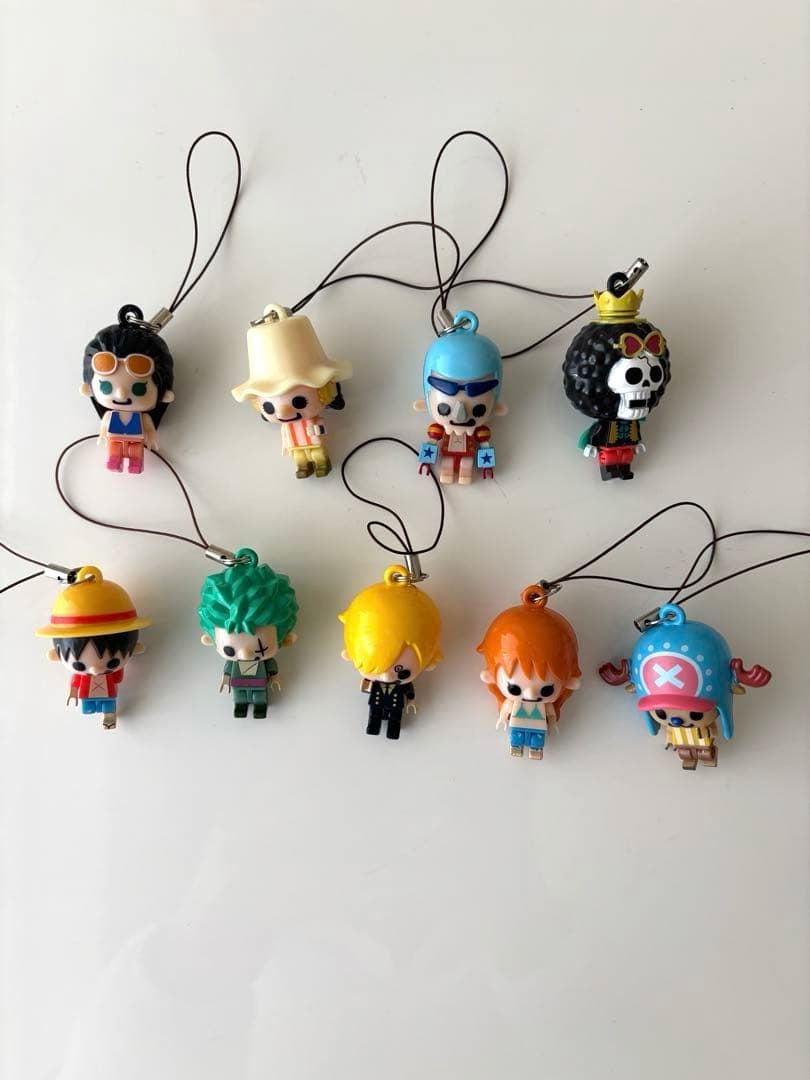 ONE PIECE ワンピース ブロックコレクション ストラップ 9個セット