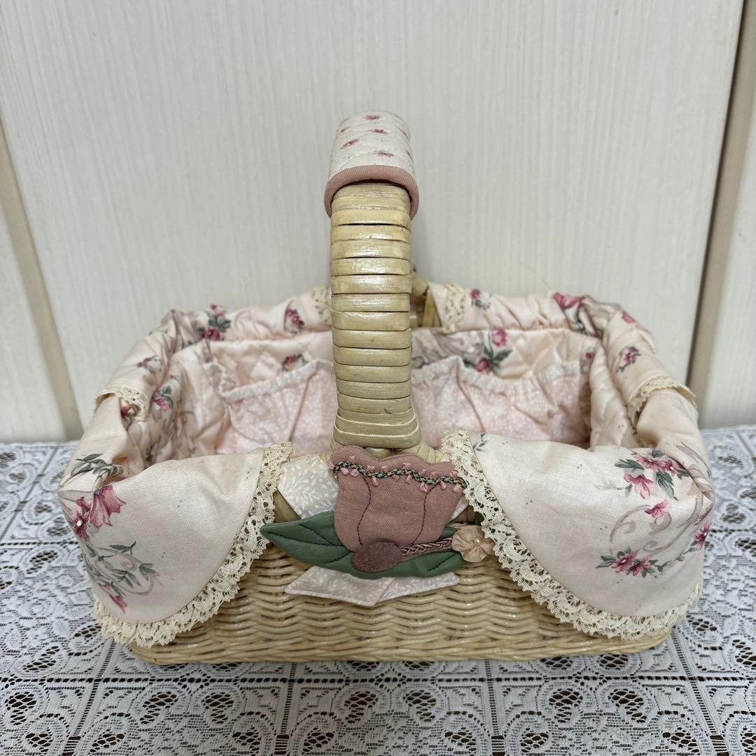 マニー　アルファベットフルールコラージュバスケット