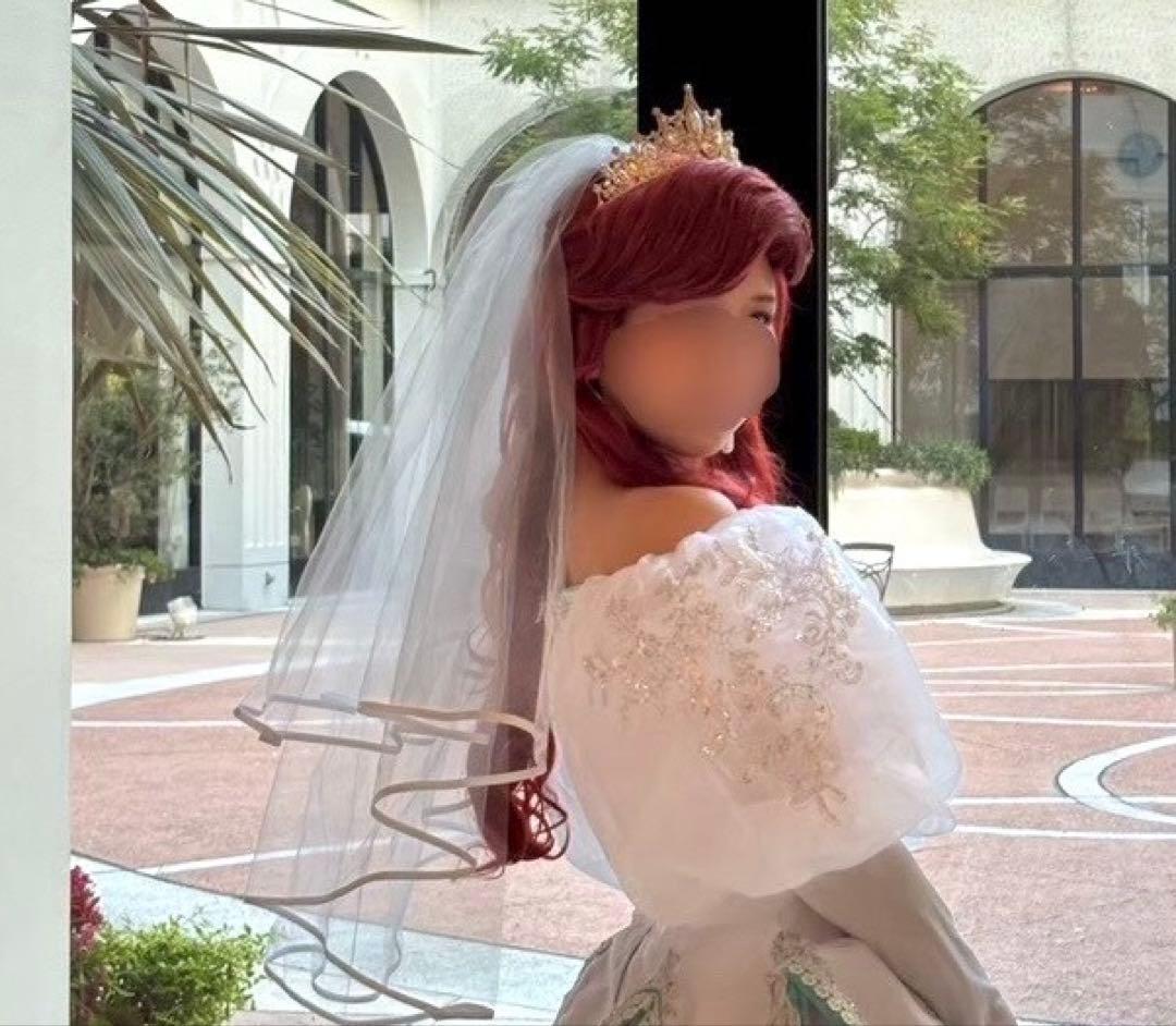 ディズニー アリエル ウィッグ Dハロ キスザガール - メルカリ