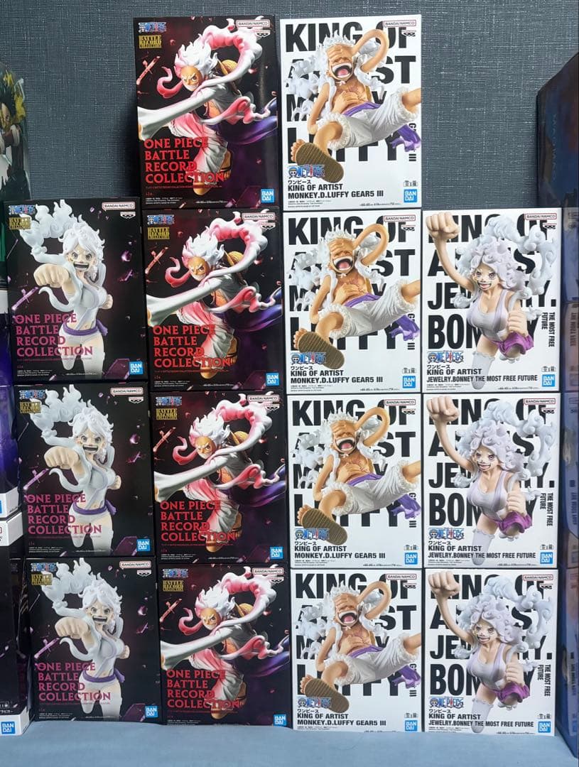 ワンピース　新作フィギュア　まとめ売り　ルフィ　ニカ　ボニー　新品未開封