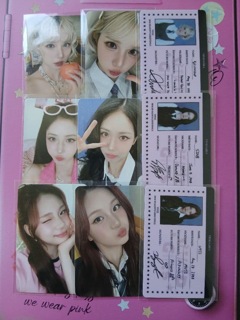 viviz gfriend ウナ シンビ オムジ シーグリ トレカ - メルカリ